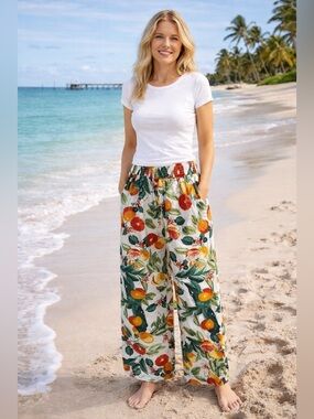 Cynthia Rowley print pants